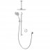 Aqualisa Unity Q Digital Smart Shower Concealed Dual with Ceiling Head - Gravity Pumped (UTQ.A2.BV.DVFC.20) - thumbnail image 1