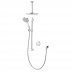 Aqualisa Unity Q Digital Smart Shower Concealed Dual with Ceiling Head - High Pressure/Combi (UTQ.A1.BV.DVFC.20) - thumbnail image 1