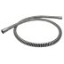 Aqualisa 1.25m plastic shower hose - chrome (235019) - thumbnail image 1