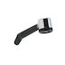 Aqualisa classic flexible handset - black/chrome (025201) - thumbnail image 1