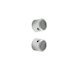 Aqualisa Classic rail ends - Chrome (Pair) (022701) - thumbnail image 1