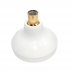 Aqualisa shower head shell for metal arm - White/gold (164629) - thumbnail image 1