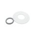 Aqualisa wall plate - White (164560) - thumbnail image 1