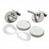 Armitage Shanks Contour 21 normal seat and cover hinge set - chrome (SV818AA) - thumbnail image 1