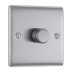 BG 1 Gang 2 Way Dimmer Switch - Brushed Steel (NBS81P-01) - thumbnail image 1