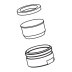 Bristan Anti Splash Assembly - Chrome (81M12174+82M12174) - thumbnail image 1