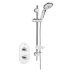 Bristan Artisan Recessed Thermostatic Dual Shower Valve & Kit - Chrome (AR3 SHCMT C) - thumbnail image 1