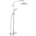 Bristan Carre Thermostatic Bar Shower With Rigid Riser (CR SHXDIVFF C) - thumbnail image 1