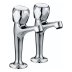 Bristan Club high neck pillar taps - chrome (VAC HNK C MT) - thumbnail image 1