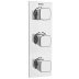 Bristan Cobalt Thermostatic Recessed Dual Control Shower Valve - Chrome (COB SHC3STP C) - thumbnail image 1