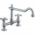 Bristan Colonial Bridge Sink Mixer - Brushed Nickel (K BRSNK BN) - thumbnail image 1