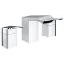 Bristan Descent 3 Hole Basin Mixer With Clicker Waste - Chrome (DSC 3HBAS C) - thumbnail image 1