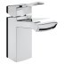 Bristan Descent Basin Mixer With Clicker Waste - Chrome (DSC BAS C) - thumbnail image 1