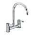 Bristan Design Utility Lever deck sink mixer - chrome (DUL DSM C) - thumbnail image 1