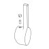 Bristan Handle Assembly For Liquorice (2998807000) - thumbnail image 1