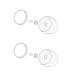 Bristan Handle Assembly - Pair (2200504CP) - thumbnail image 1