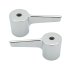 Bristan Handle Assembly - Pair (H90L-B) - thumbnail image 1