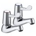 Bristan Lever Basin Taps With Ceramic Disc Valves - Chrome (VAL2 1/2 C CD) - thumbnail image 1