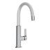 Bristan Melba Sink Mixer - Chrome/White (MLB SNK WHT) - thumbnail image 1