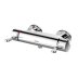 Bristan Opac Exposed Bar Shower Valve With Lever Handles - Chrome (OP SHXVO ISOL EL C) - thumbnail image 1