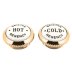 Bristan Regency indice (pair) - gold (IND HD046RBCPA G) - thumbnail image 1