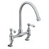 Bristan Renaissance Bridge Mixer - Brushed Nickel (RS DSM BN) - thumbnail image 1