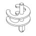 Bristan Single Rod Fixing Kit (5504093) - thumbnail image 1