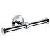 Bristan Solo Double Toilet Roll Holder - Chrome (SO DROLL C) - thumbnail image 1