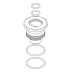 Bristan Spout Seals Kit (SD61635-5-A-04-SET) - thumbnail image 1