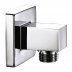 Bristan Square Wall Outlet - Chrome (ARM WOSQ01 C) - thumbnail image 1
