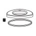 Bristan Tap Plinth - Chrome (210H80855CP-FEU09) - thumbnail image 1