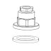 Bristan Tap Shroud and Washer (210V10325CP-FEU09) - thumbnail image 1