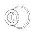 Bristan Tap Shroud - Pair - Brushed Nickel (612006705003) - thumbnail image 1