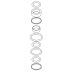 Bristan Tap Spout Seals Kit (691065673098) - thumbnail image 1