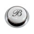 Burlington B' Logo Indice and Cap - White/Chrome (SP163) - thumbnail image 1