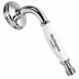 Burlington Ceramic Telephone Style Handset - White/Chrome (V29) - thumbnail image 1