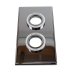 Burlington Faceplate - Chrome (SP608) - thumbnail image 1