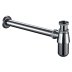 Burlington Round Bottom Basin Bottle Trap - Chrome (W14) - thumbnail image 1