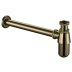 Burlington Round Bottom Basin Bottle Trap - Gold (W14GOLD) - thumbnail image 1