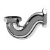 Burlington Shallow P Trap - Chrome (CW3) - thumbnail image 1