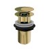 Burlington Slotted Click-Clack Waste - Gold (W11GOLD) - thumbnail image 1