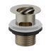 Burlington Slotted Flip Top Basin Waste - Brushed Nickel (W18BNKL) - thumbnail image 1