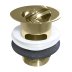Burlington Slotted Flip Top Basin Waste - Gold (W18GOLD) - thumbnail image 1