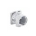 Aqualisa Complete mixer body with plug and outlet white (017502) - thumbnail image 1