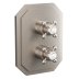 Crosswater Crossbox Belgravia Triple Outlet Trimset - Brushed Nickel (BLCB2500LBPL) - thumbnail image 1
