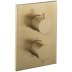 Crosswater Crossbox MPRO Dual Outlet Mixer Shower Valve - Brushed Brass (PROCB1500RF) - thumbnail image 1