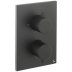 Crosswater Crossbox MPRO Dual Outlet Mixer Shower Valve - Matt Black (PROCB1500RM) - thumbnail image 1
