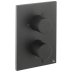 Crosswater Crossbox MPRO Single Outlet Mixer Shower Valve - Matt Black (PROCB1000RM) - thumbnail image 1