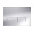 Crosswater MPRO Stainless Steel Flush Plate - Chrome (MPROSPLATEC) - thumbnail image 1