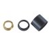 Crosswater PRO120 Cartridge Cover & Collar Matt Black (PRO120CARTCOVERM) - thumbnail image 1